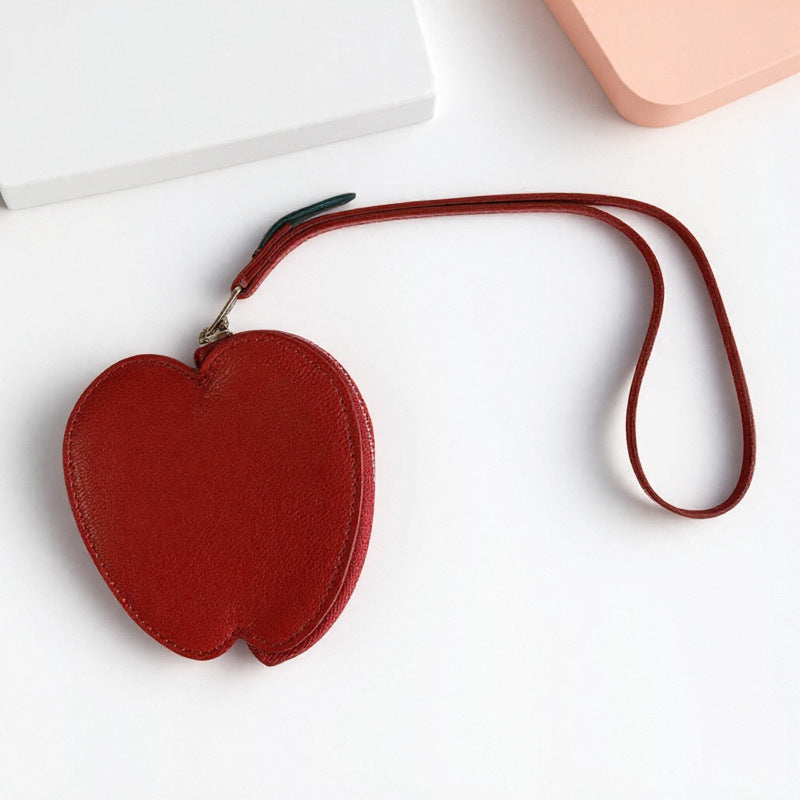 Creative and Cute Mini Fruit Series Zero Wallet Zipper Mini Coin Small Bag Versatile Change Storage Bag