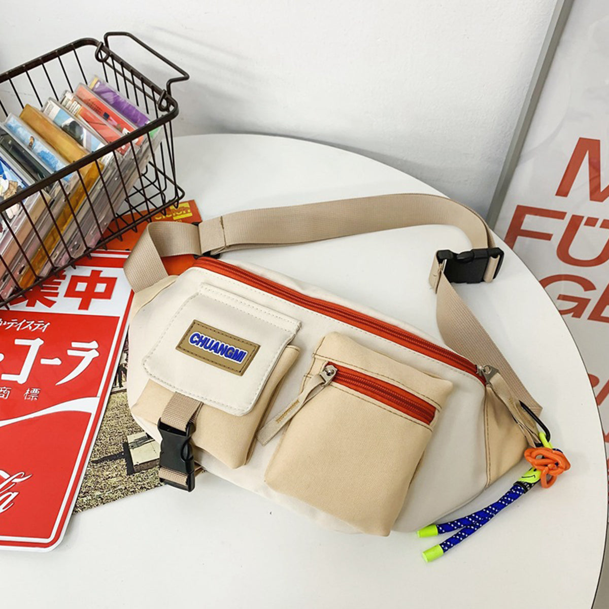 Men Women Casual Crossbody Bag Travel Shoulder Bag