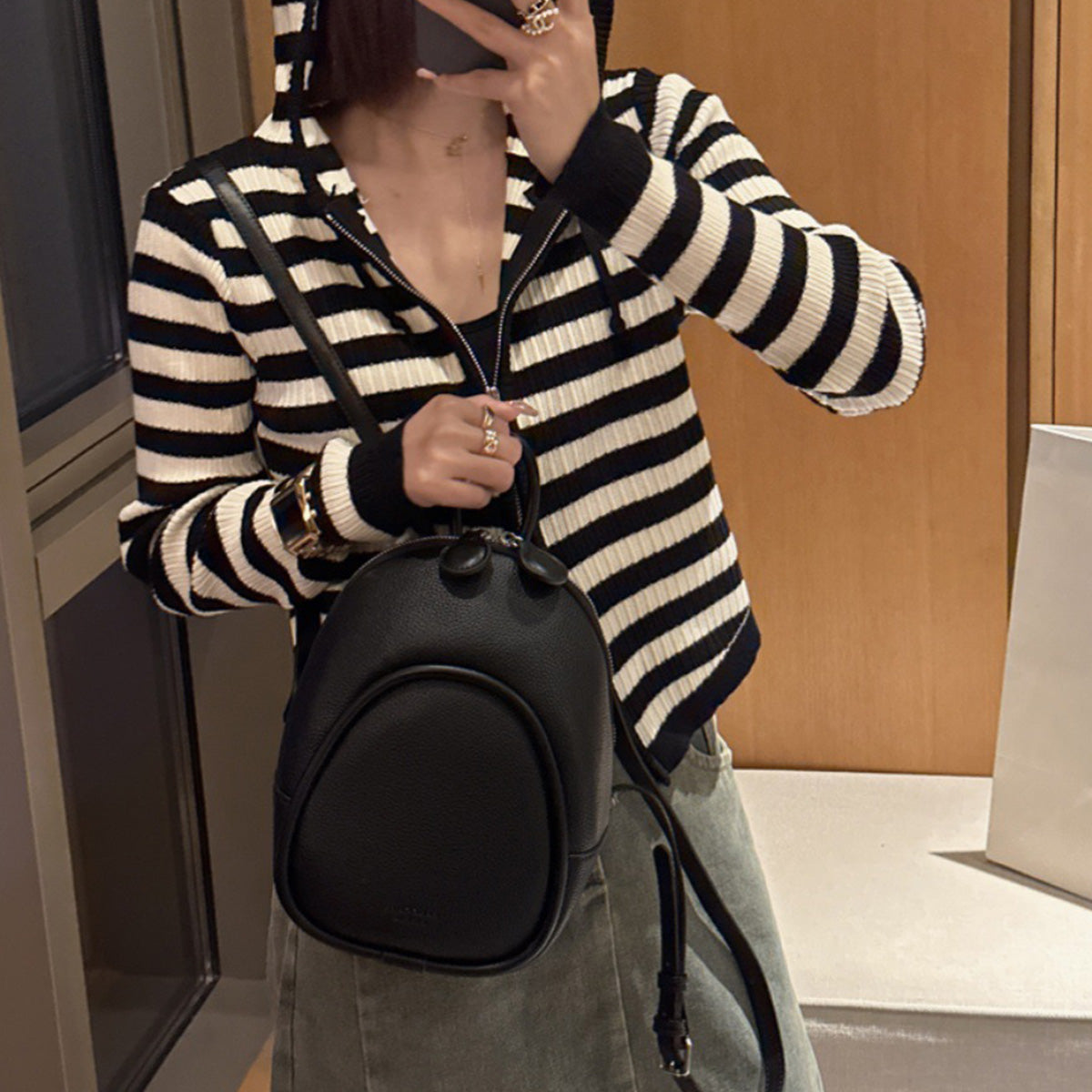 Korean Style Versatile Fashion Simple Backpack