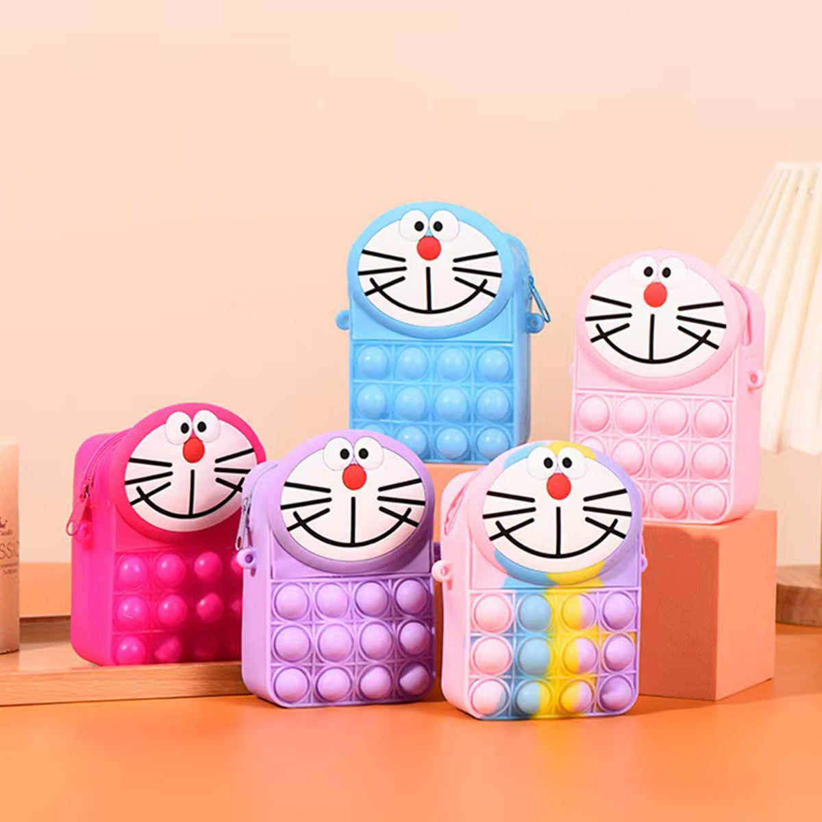 Cute Cartoon Silicone Coin Pocket Coin Purse
