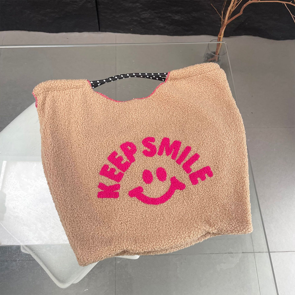 Japanese Cartoon Embroidered Tote Bag
