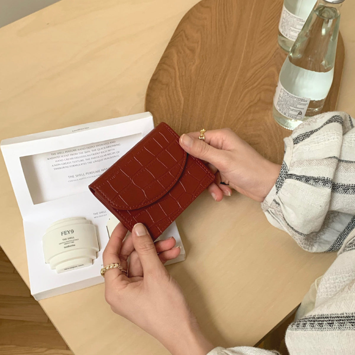 Crocodile Pattern Women Ultra-thin Card Holder