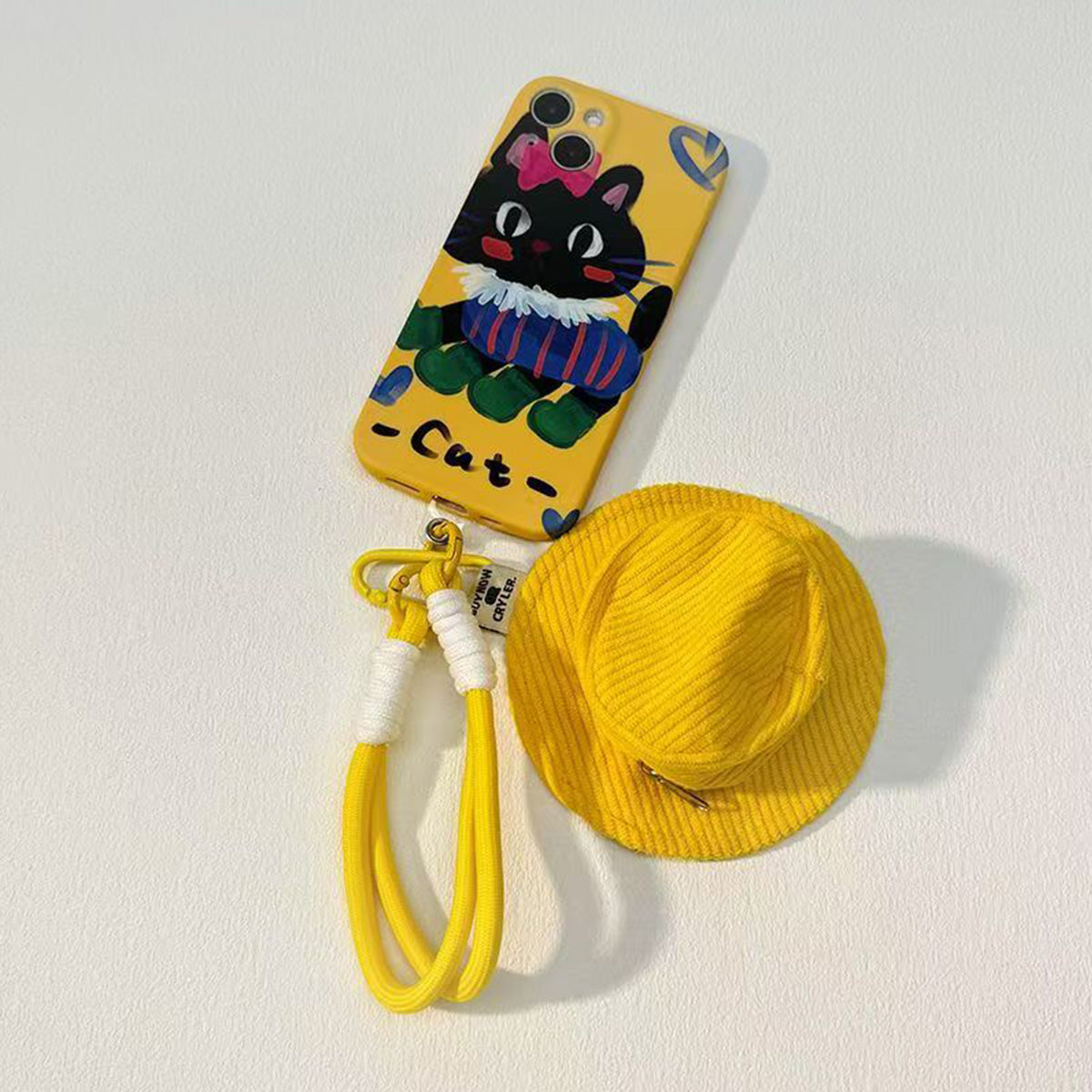 Girl Pink Macaron Fisherman Hat Coin Purse