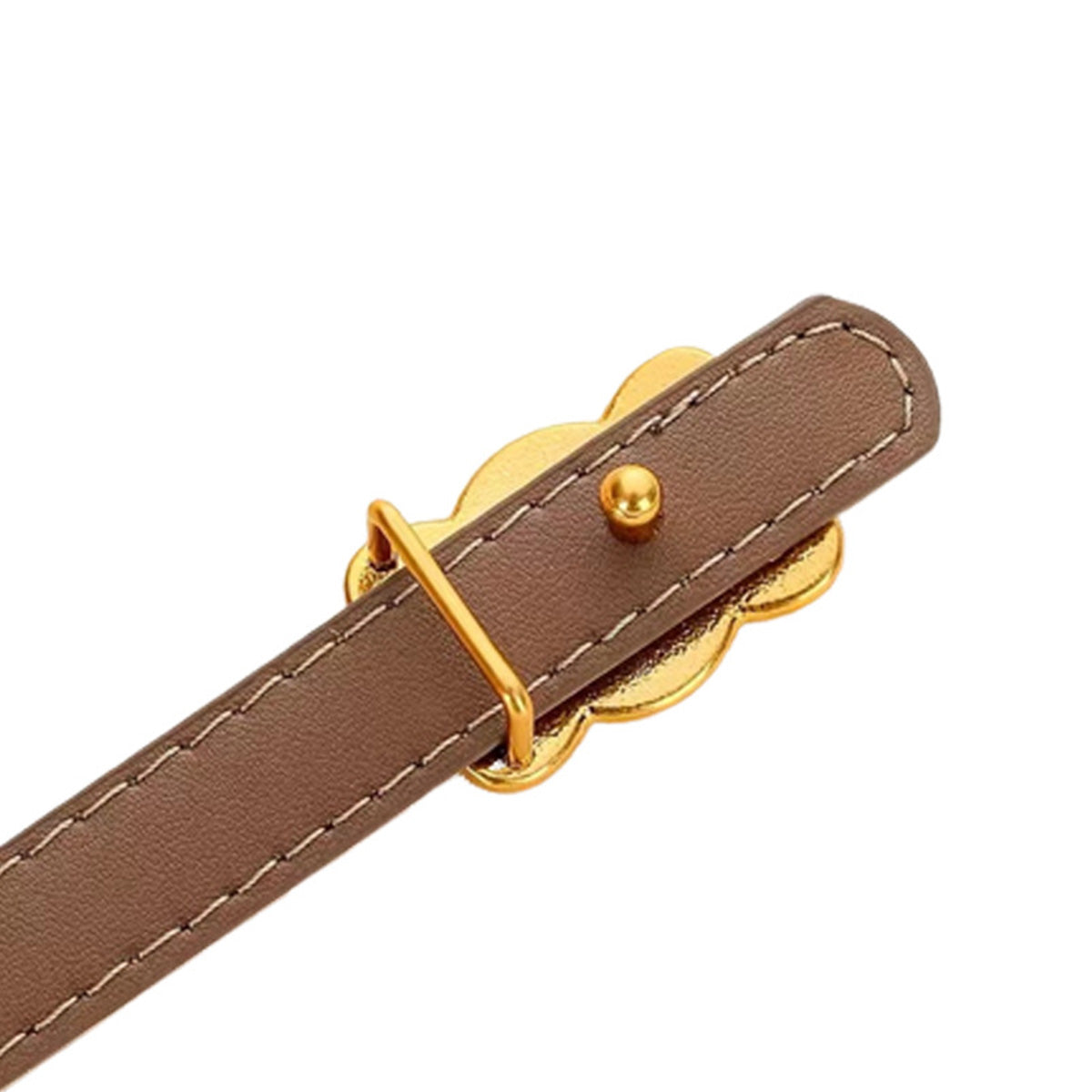 Women's Double C Smooth Buckle Belt
