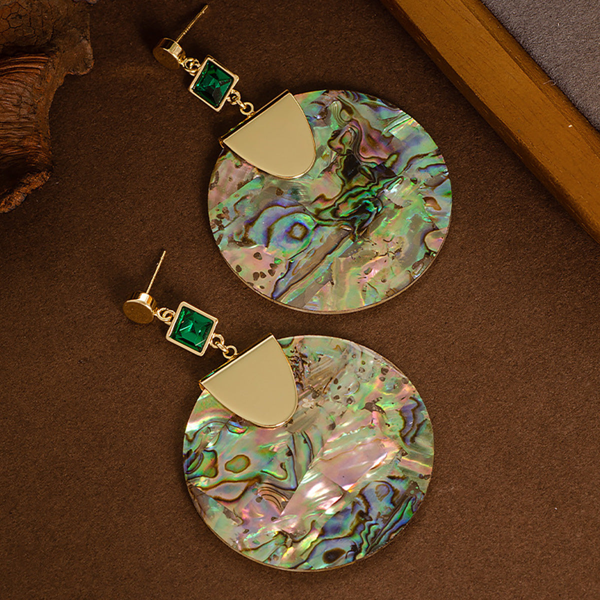 French Light Luxury Fantasy Deep Sea Shell Earrings