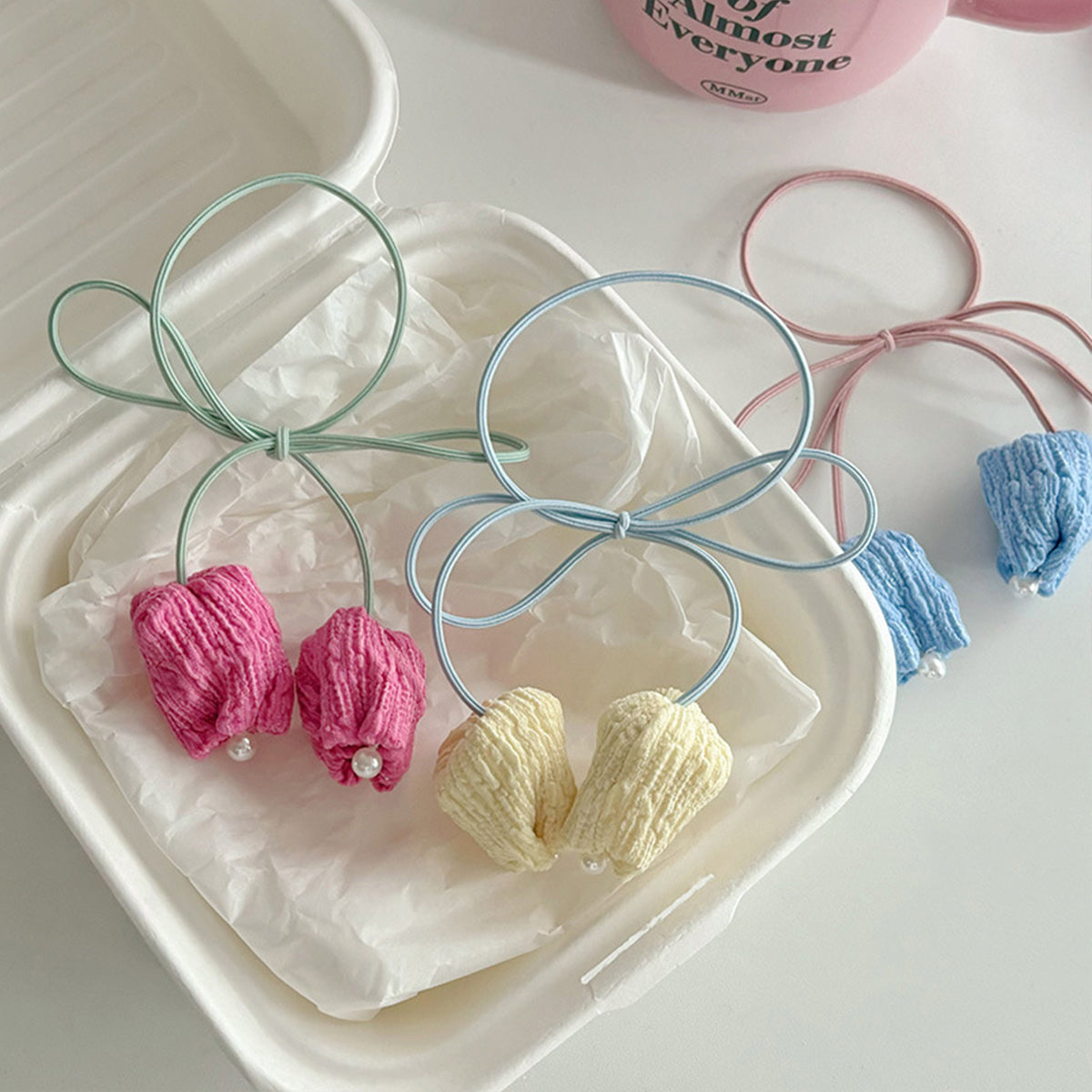 Tulip Hair Band Hair Tie Rubber Band Ponytail Headdress