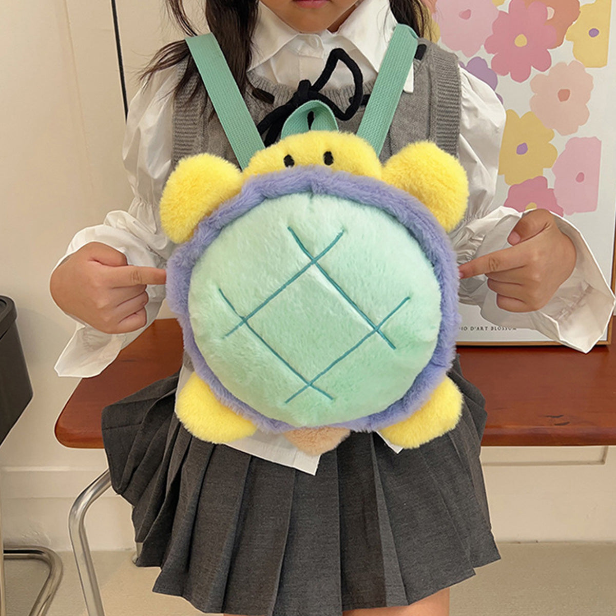 Cute Marine Animal Little Turtle Cartoon Backpack