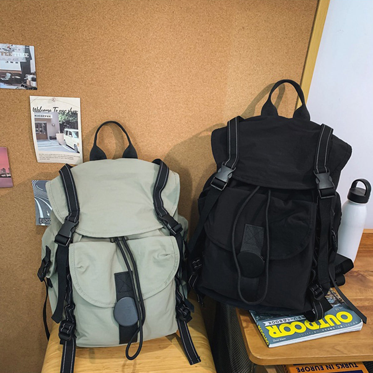 Men Casual Backpack Large Capacity for Camping