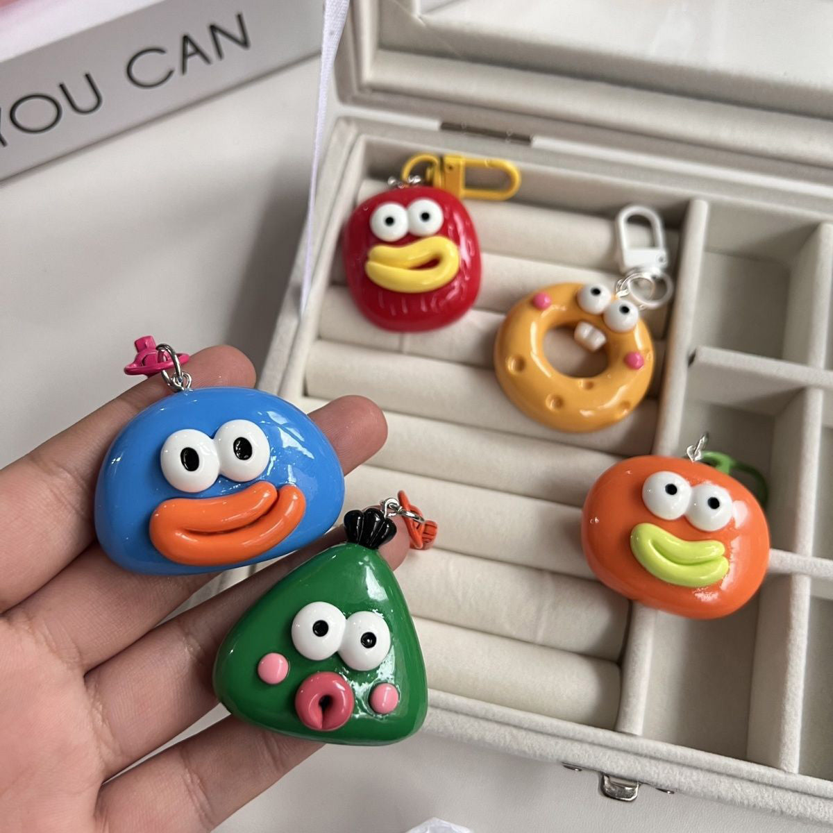 Big Mouth Keychain Cute Car Pendant