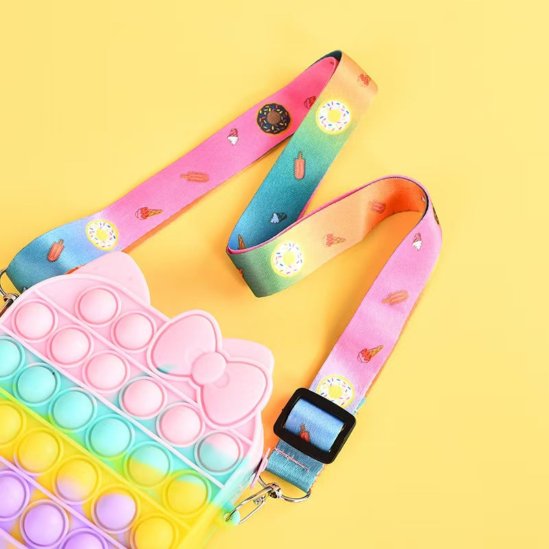 Cute Cartoon Silicone Coin Pocket Coin Purse
