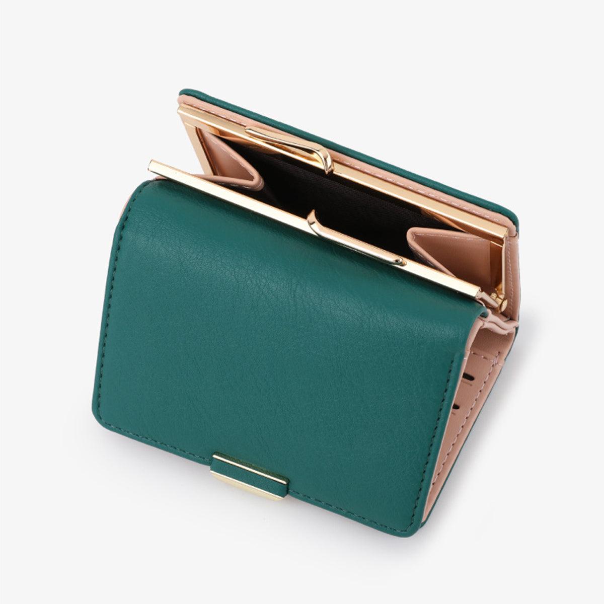 High-Grade Leather Creative Handmade Ladies Short Wallet