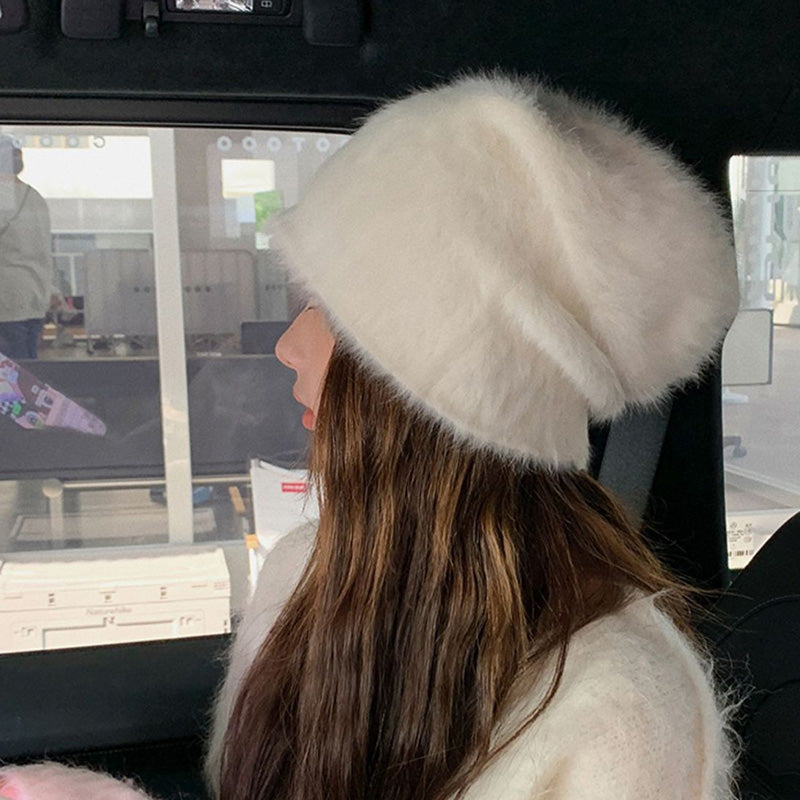 Abbit Fur Hat New Winter Warm Wool Hat