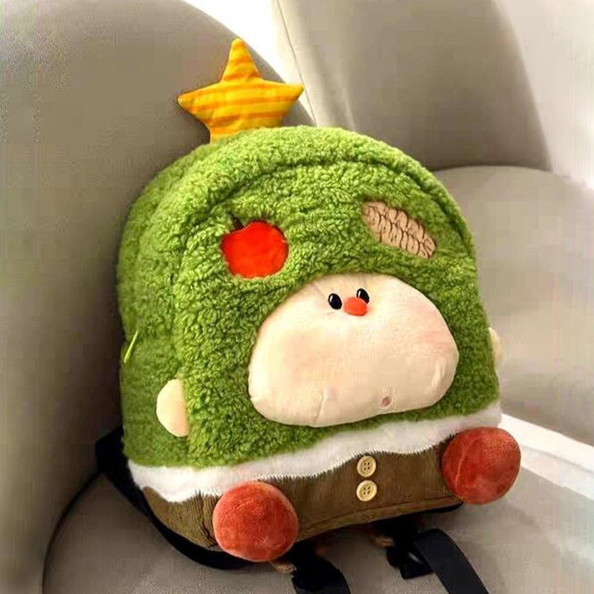 Apple Tree Schoolbag Cartoon Girl Doll Backpack