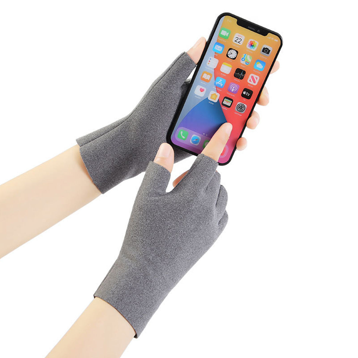 Warm Half-finger Touch Screen Gloves