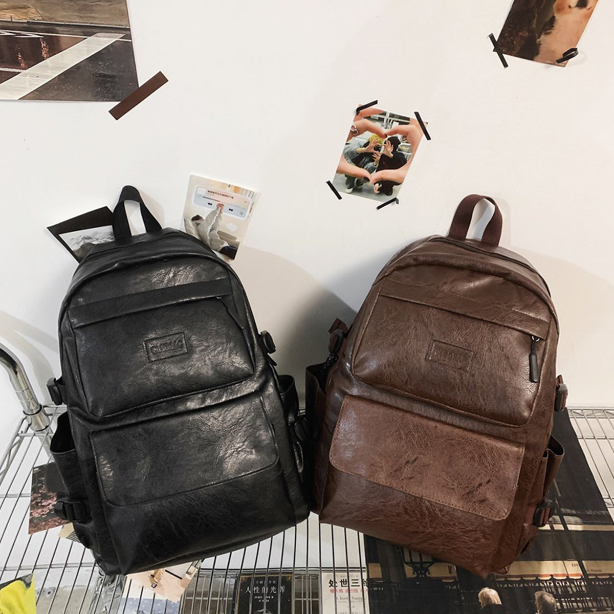 Men Large Capacity Schoolbag Casual Business Backpack