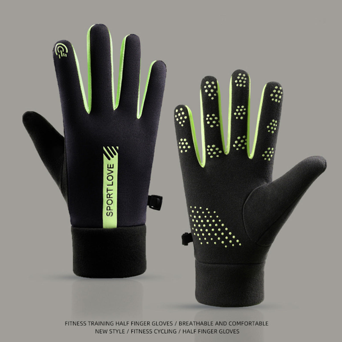 Men's Women's Warm Cycling Touch Screen Gloves