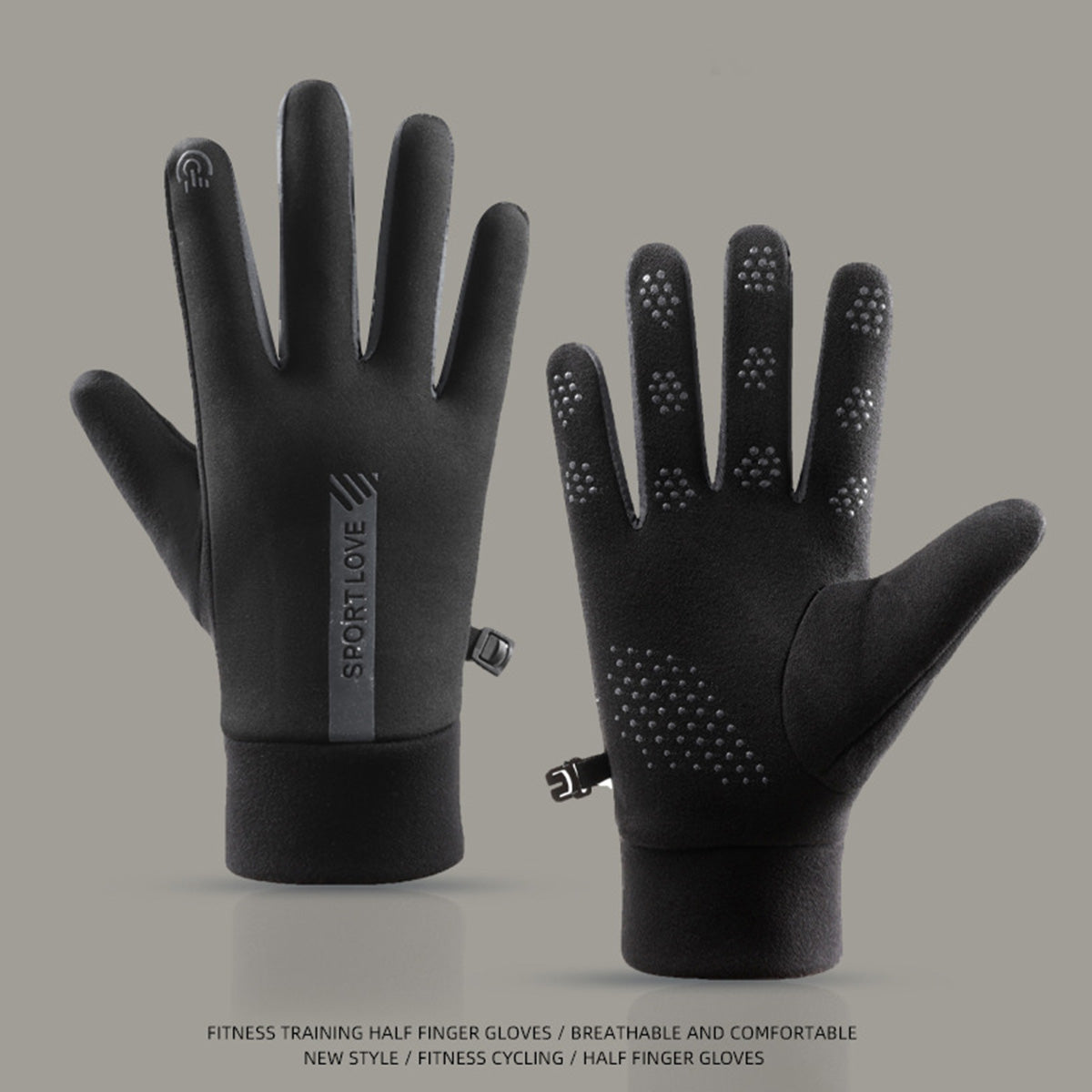 Men's Women's Warm Cycling Touch Screen Gloves
