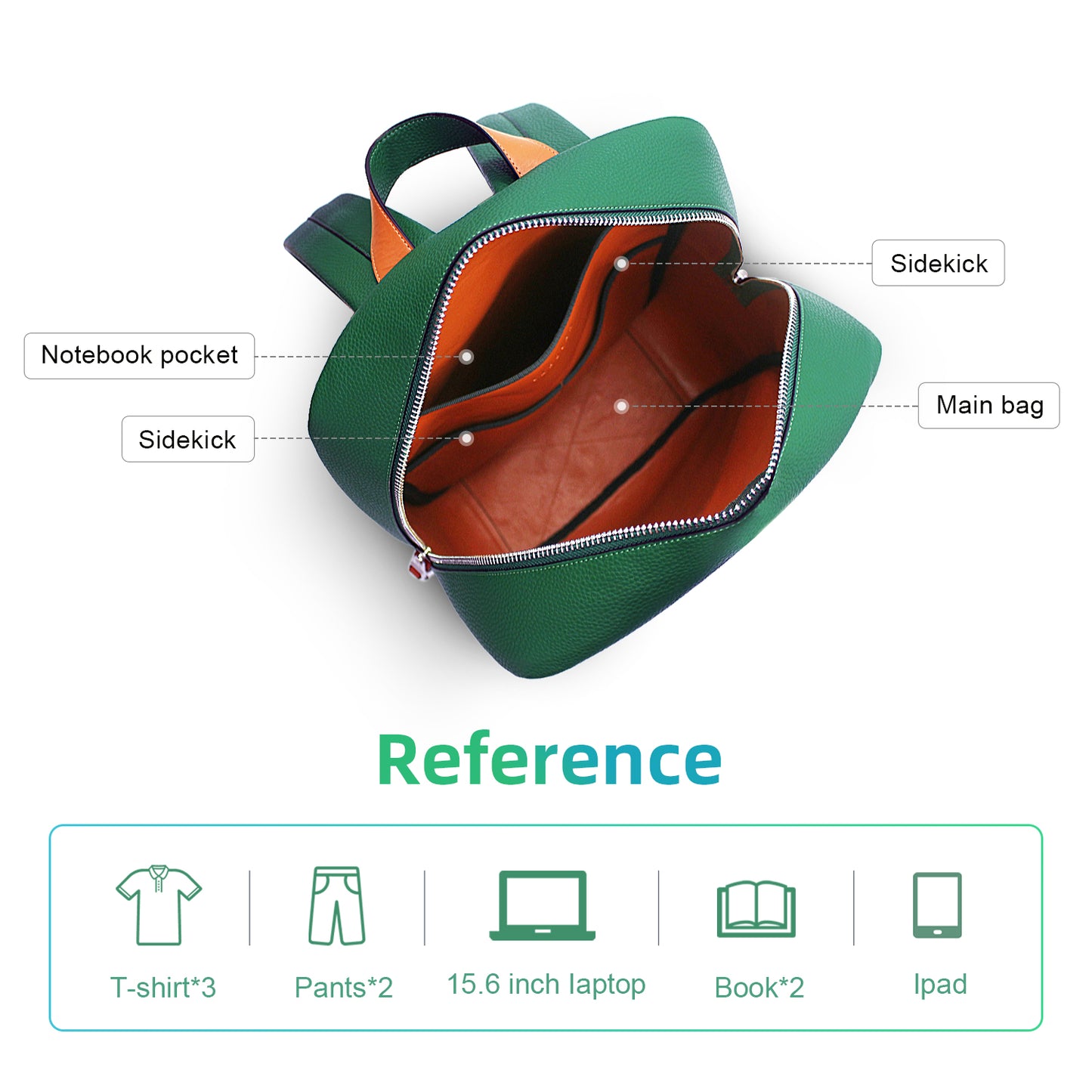LAPOLAR Laptop Backpack, Large Capacity 15.6 Inch Business Durable Laptops Travel Backpacks,Computer Backpacks for Women Men