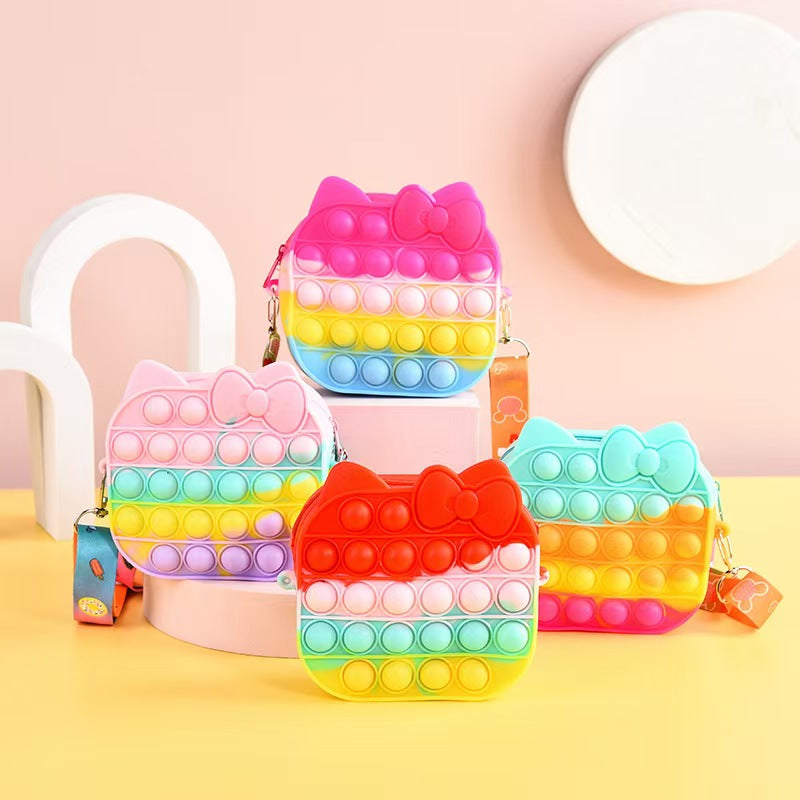 Cute Cartoon Silicone Coin Pocket Coin Purse