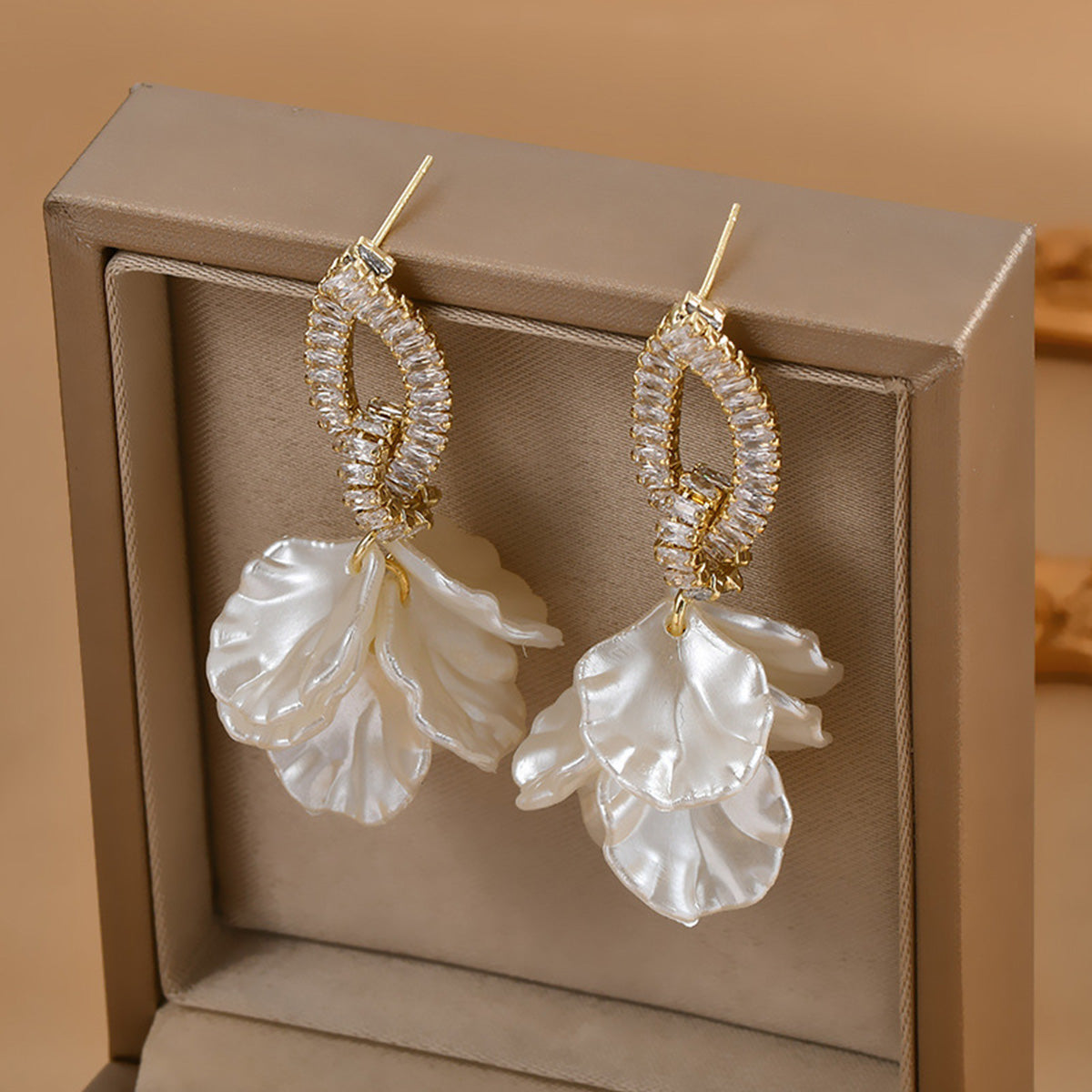S925 Silver Needle Unique Large Flower Earrings