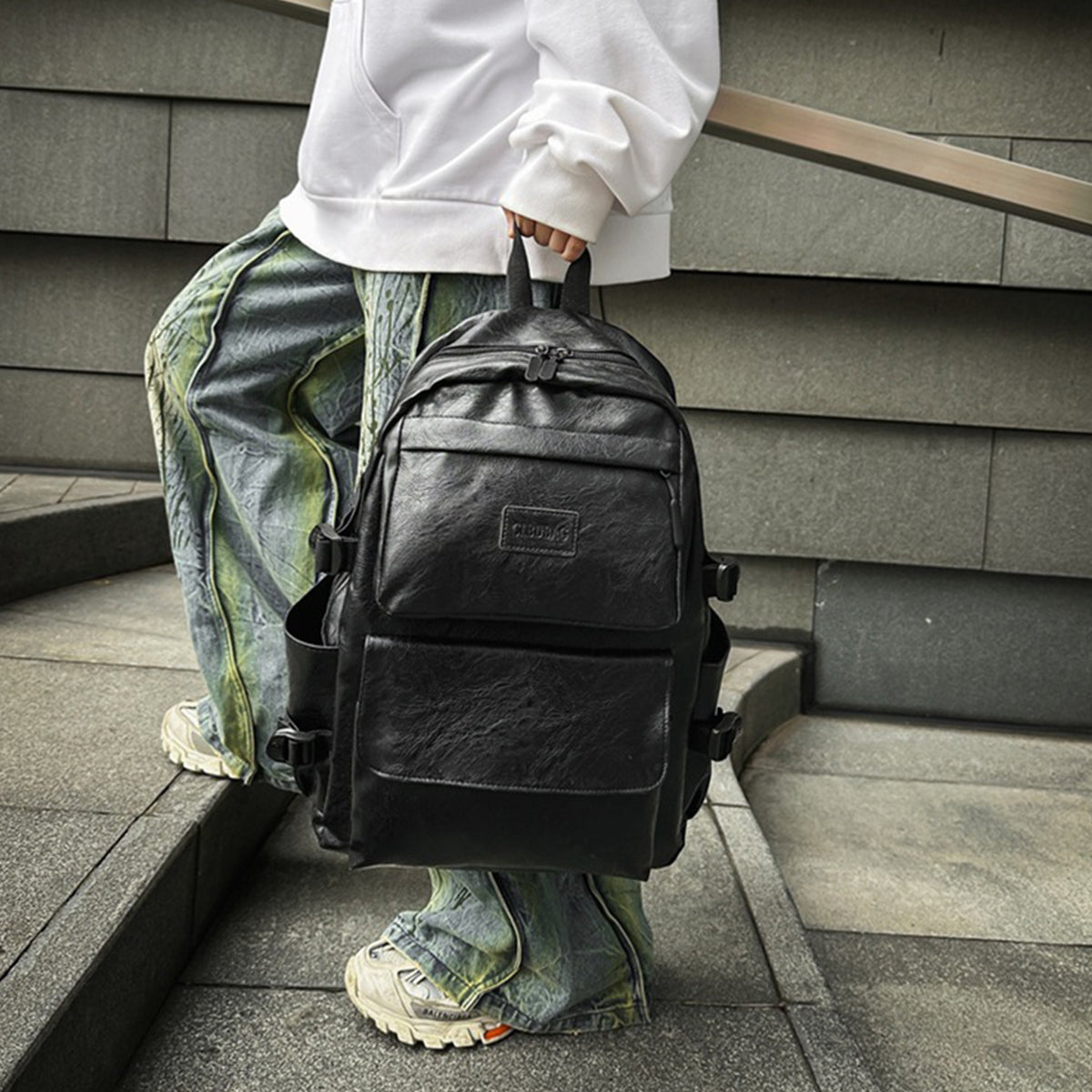 Men Large Capacity Schoolbag Casual Business Backpack