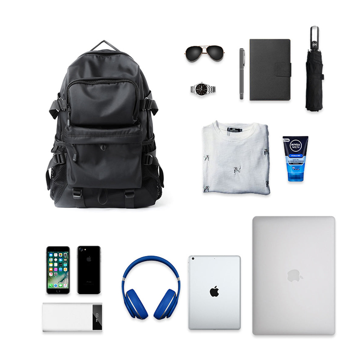 Men's Large Capacity Travel Backpack for College Students