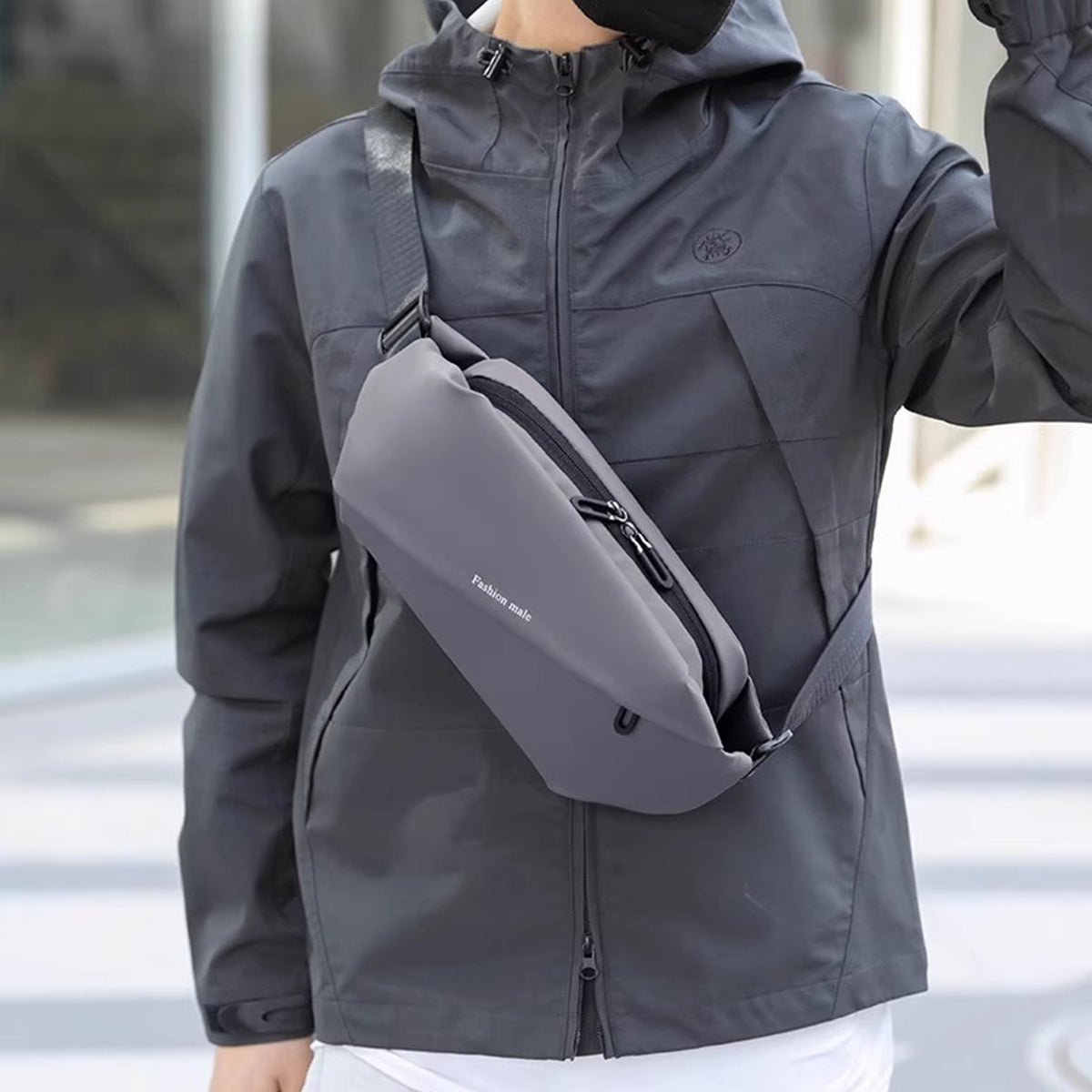 Men's Outdoor Chest Bag Casual Shoulder Messenger Bag