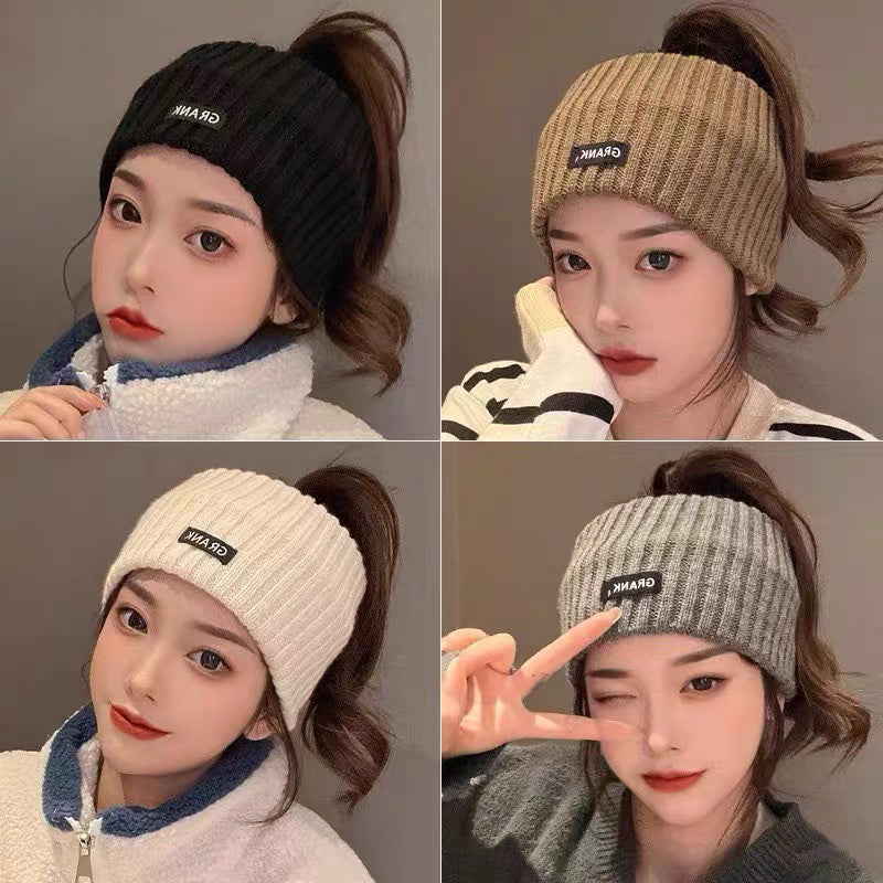 Knitted Headband Tie Hair Headband
