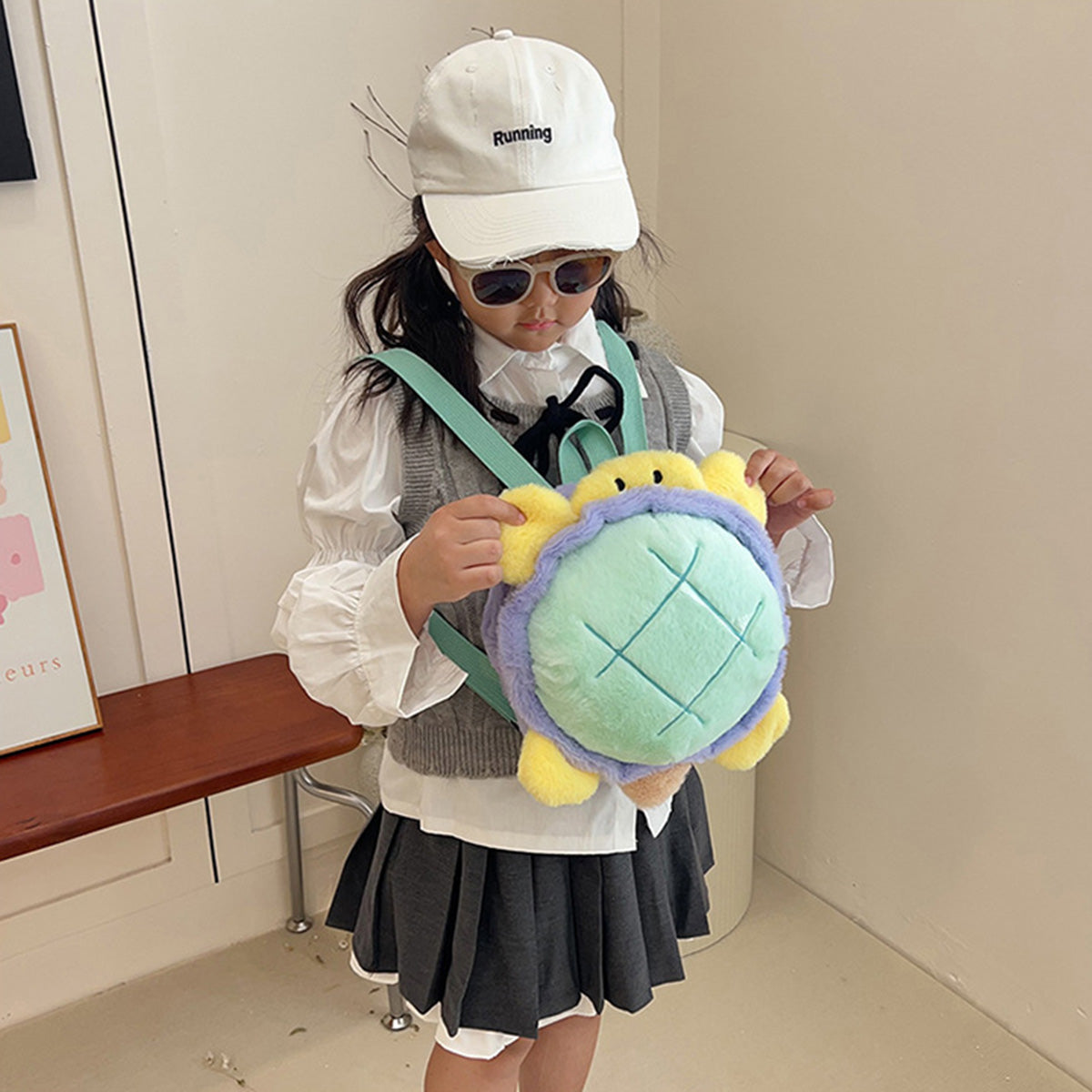 Cute Marine Animal Little Turtle Cartoon Backpack