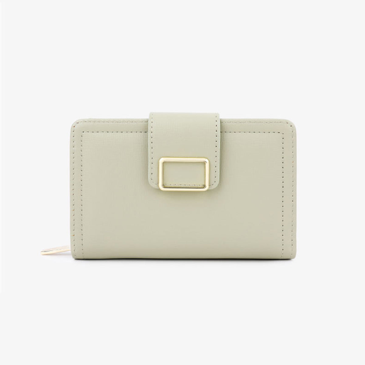Multifunctional Solid Color PU Ladies Wallet