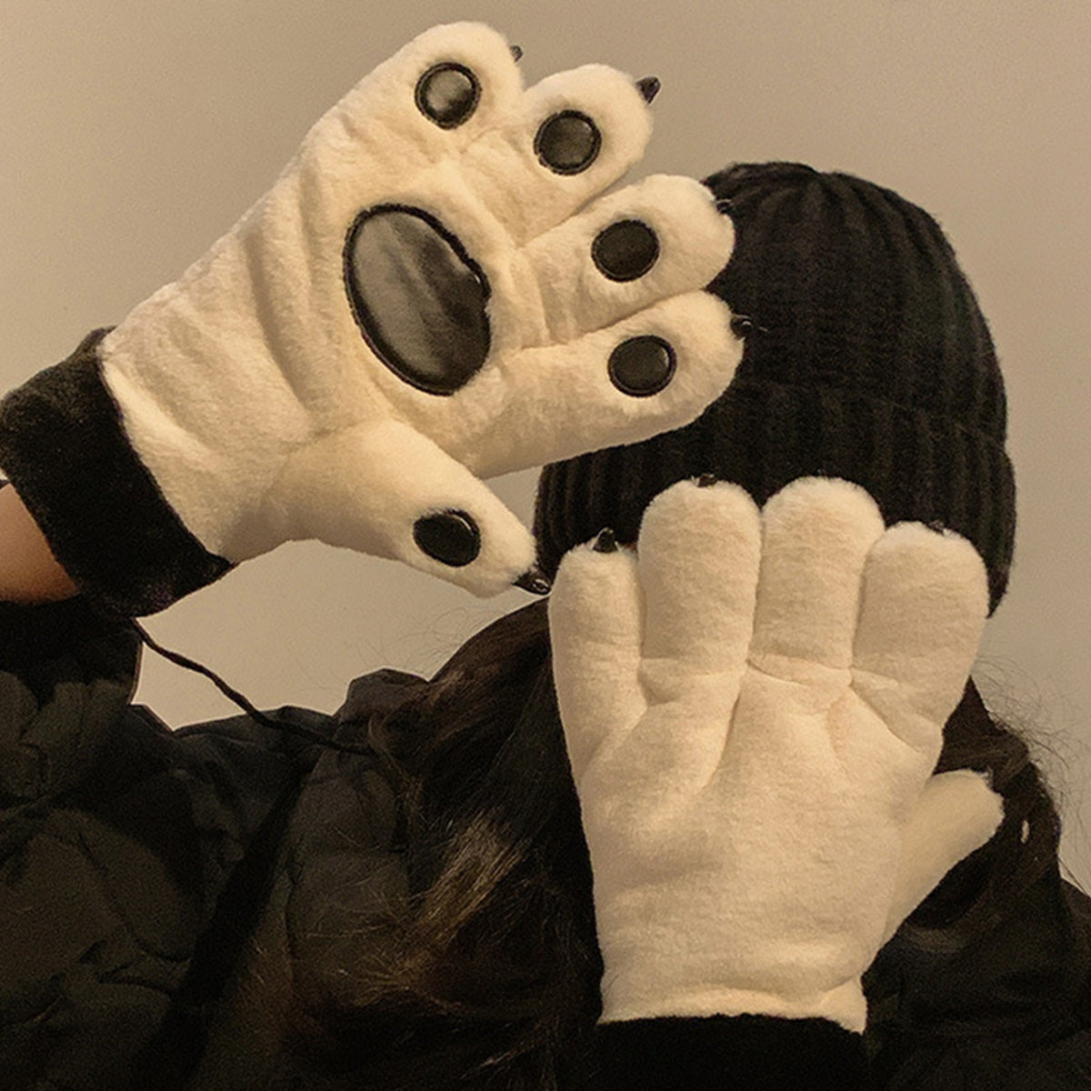 Thickened Cycling Plush Gloves