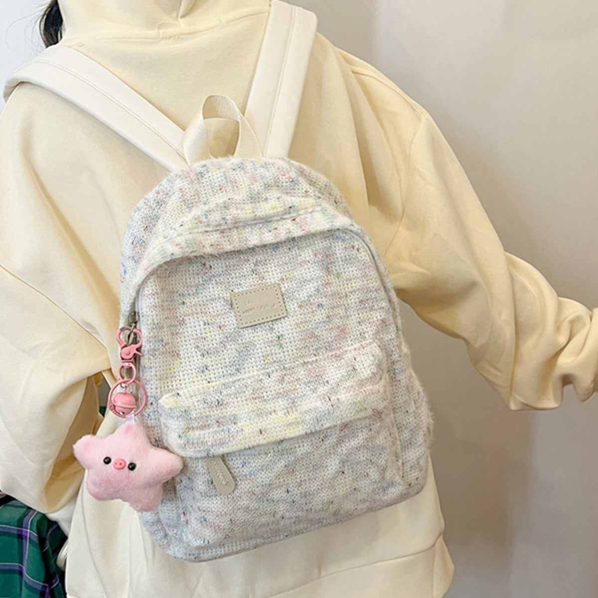 College Style Versatile Student Backpack for Women