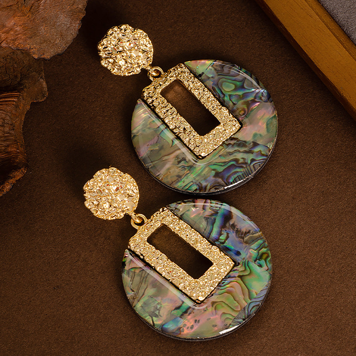 French Light Luxury Fantasy Deep Sea Shell Earrings