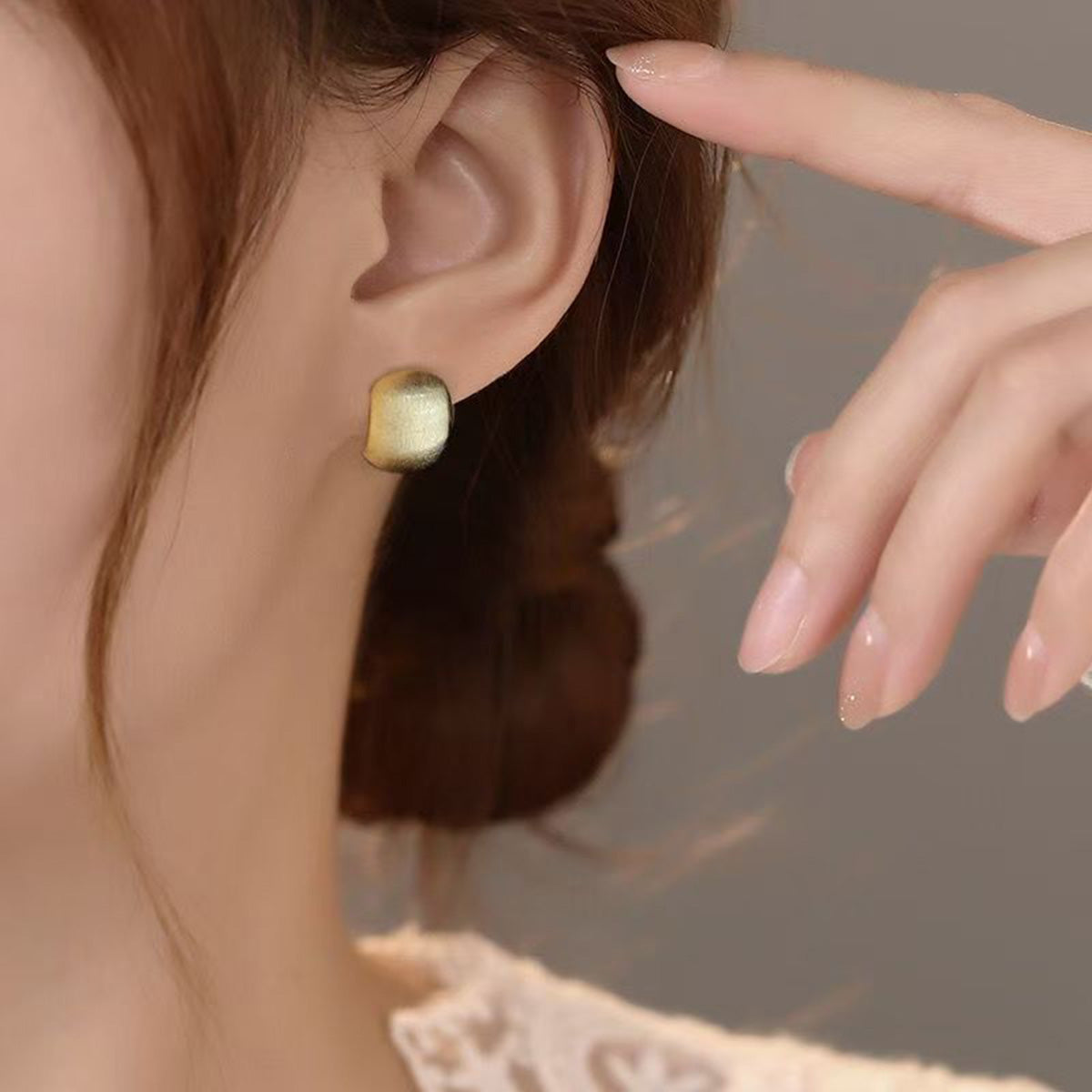 Silver Earrings Niche High-End Luxury Earrings