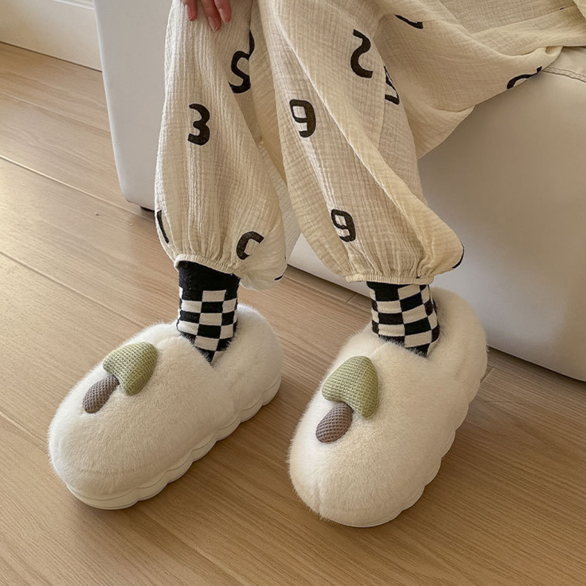 Cotton Slippers for Winter Warmth