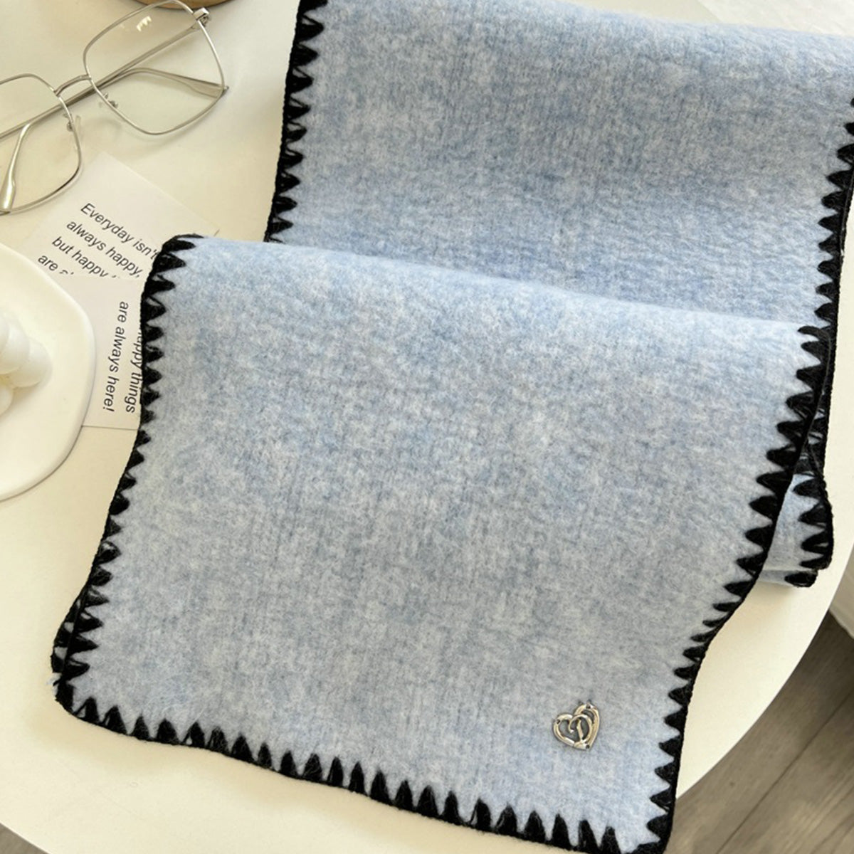 Korean Retro Versatile Knitted Scarf for Women