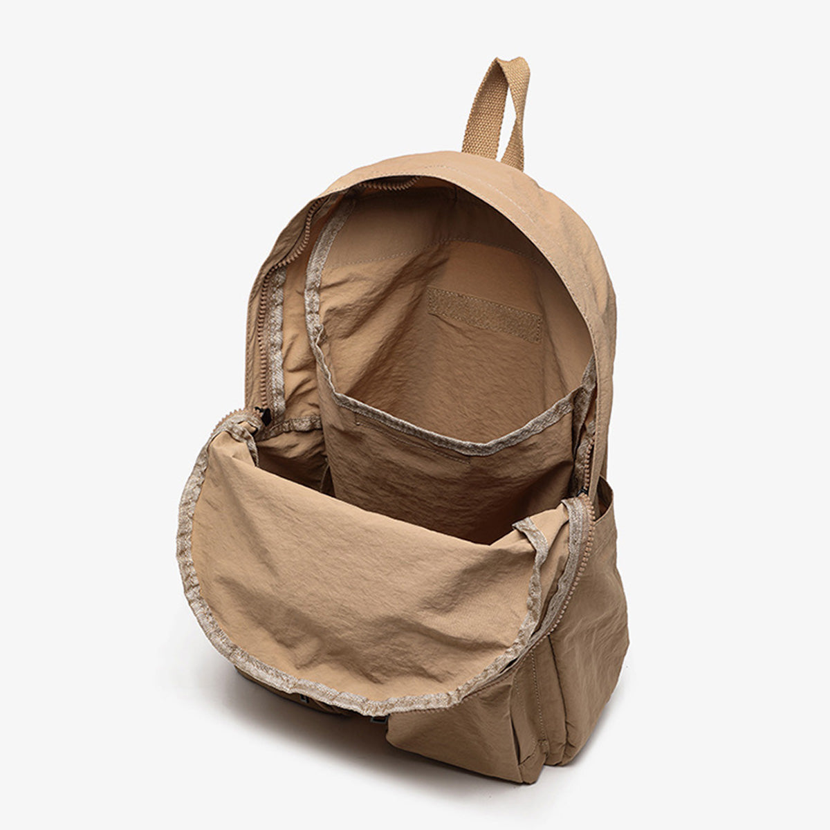 Women's Light Backpack Solid Color Large Capacity School Bag