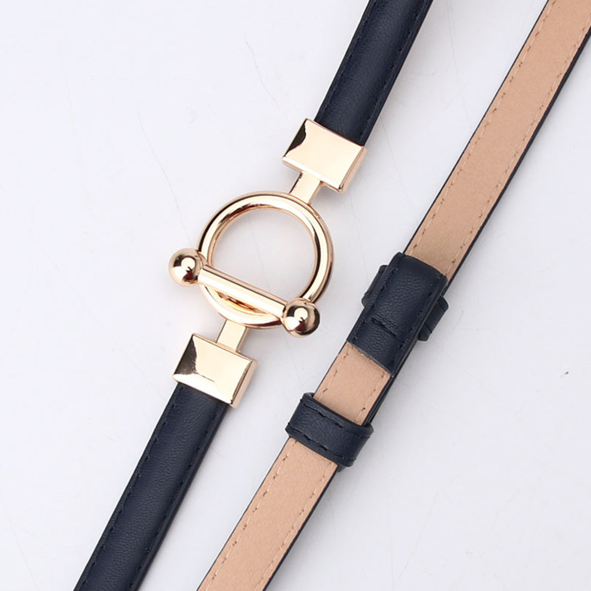 Women's Adjustable Leather Decorative Belt