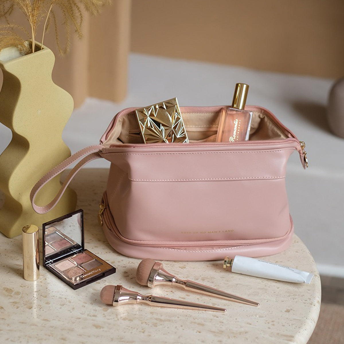 PU Travel Multifunctional Storage Bag Waterproof Toiletry Bag