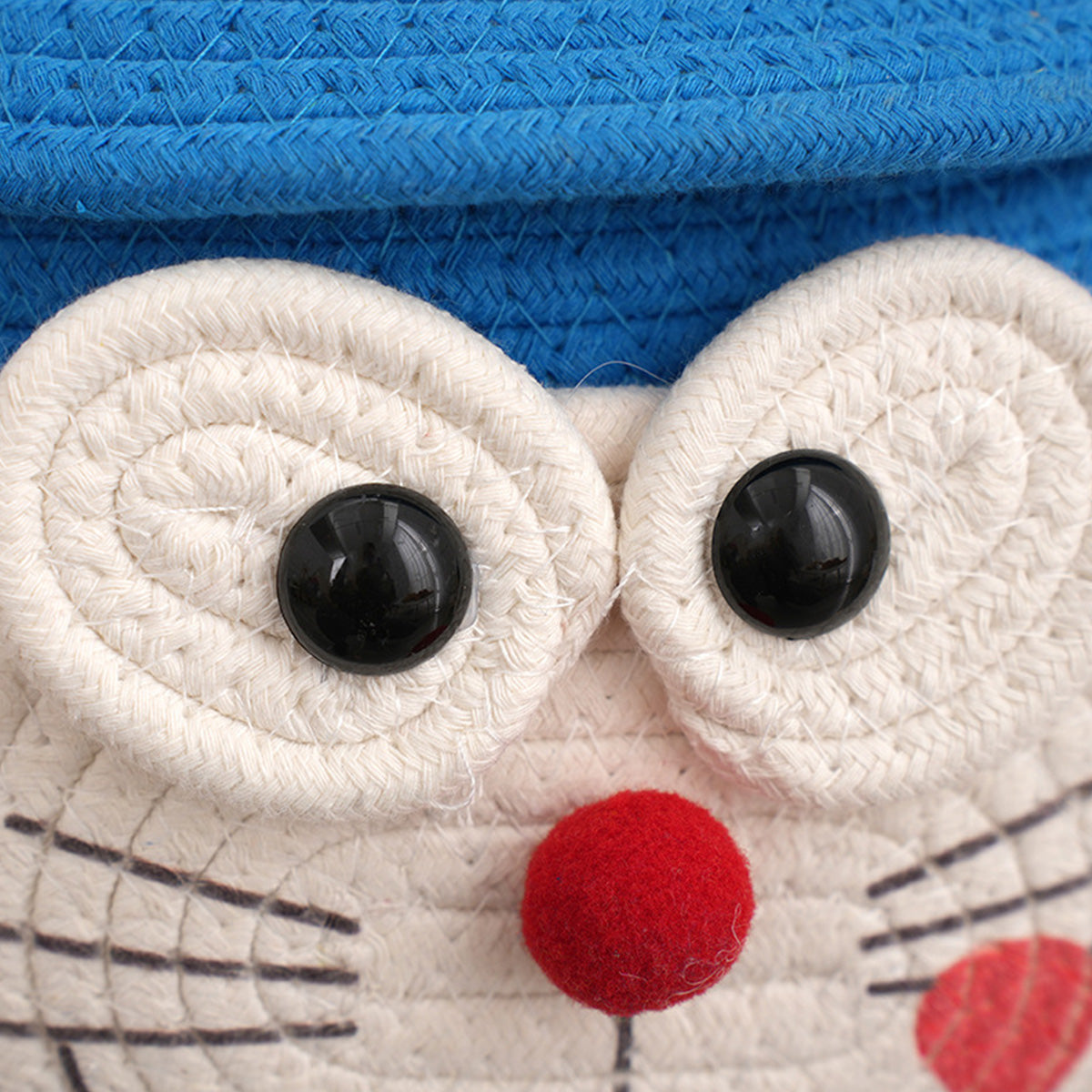 Cartoon Woven Desktop Storage Basket