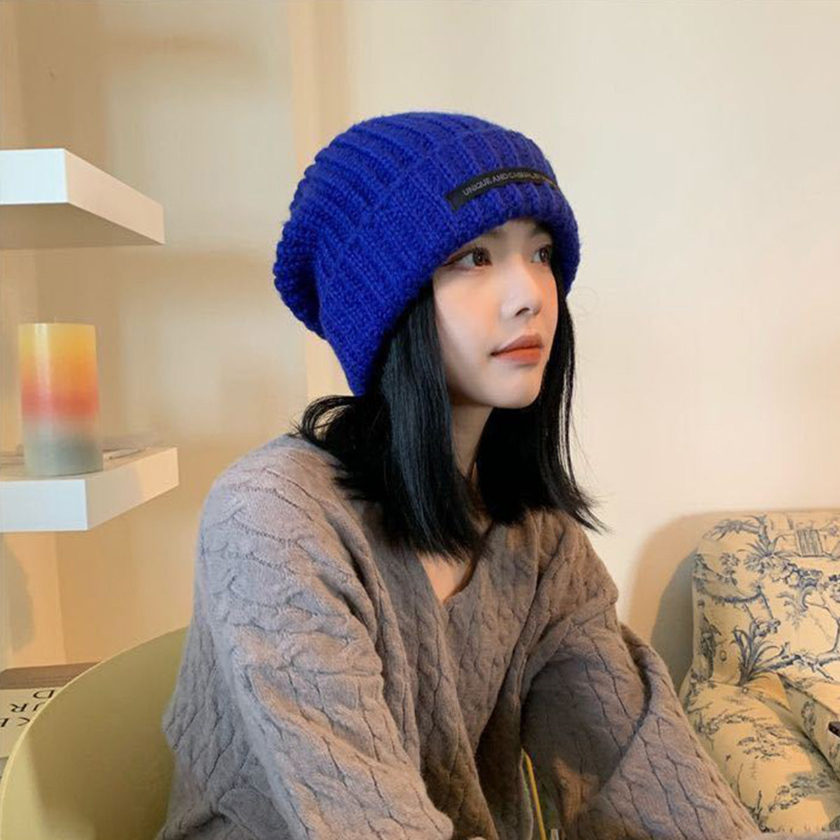 Hats for Women Autumn Winter New Patch Hats