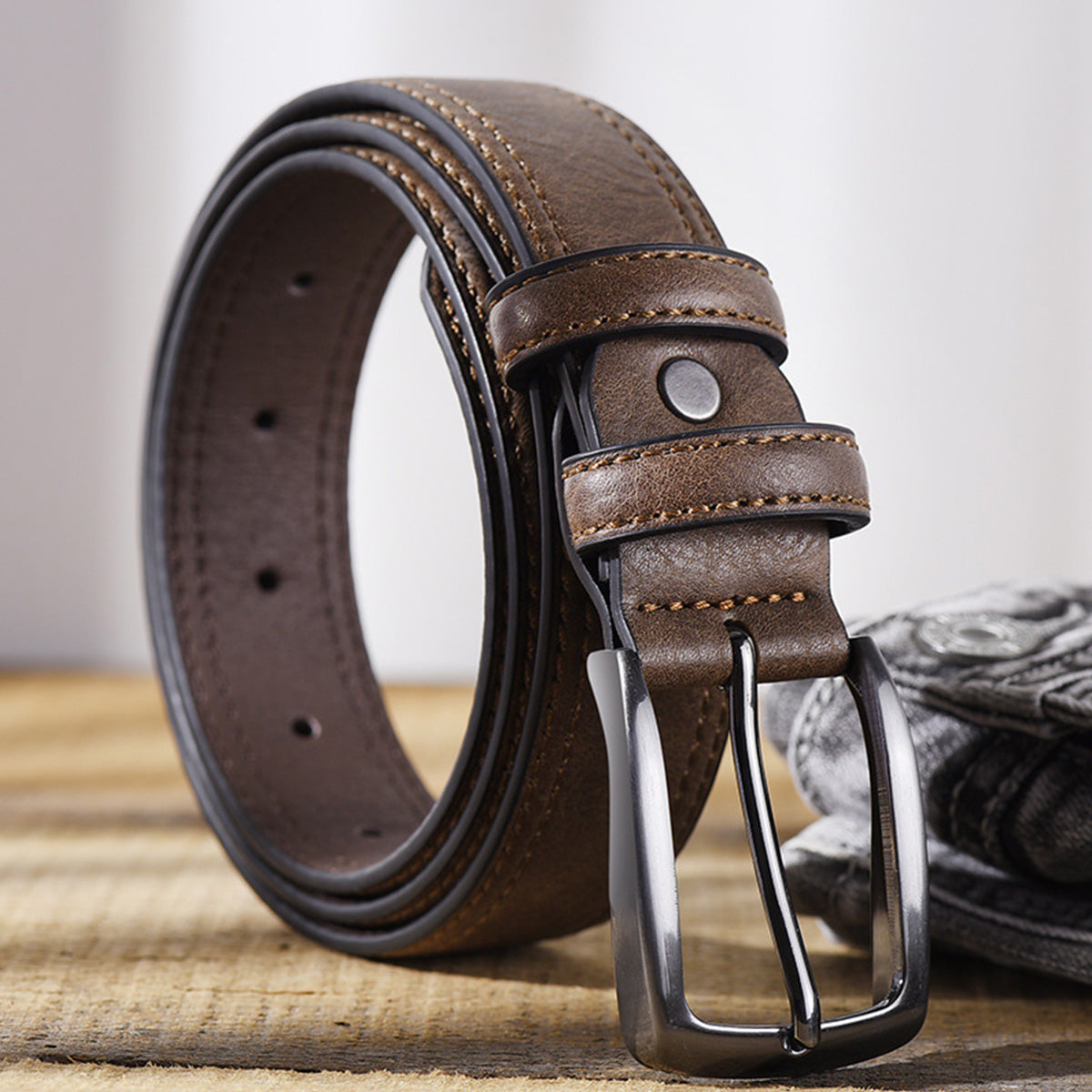 Men's Belts Casual Business Retro Belts