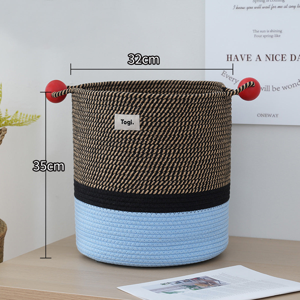 Large Capacity Storage Basket Children's Toy Storage Bucket
