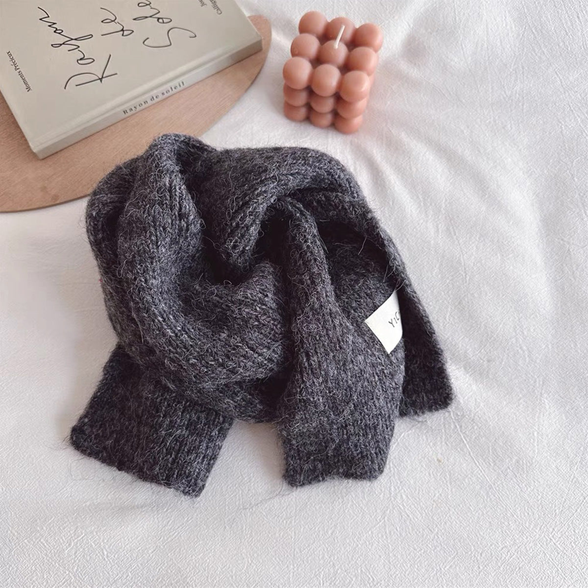 Children's Warm Wool Knitted Scarf