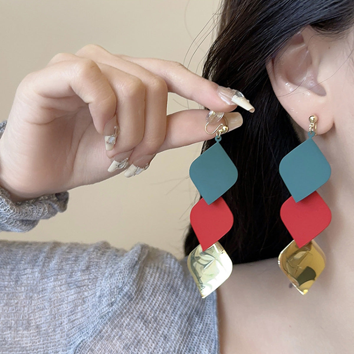 European American Personality Long Earrings for Women