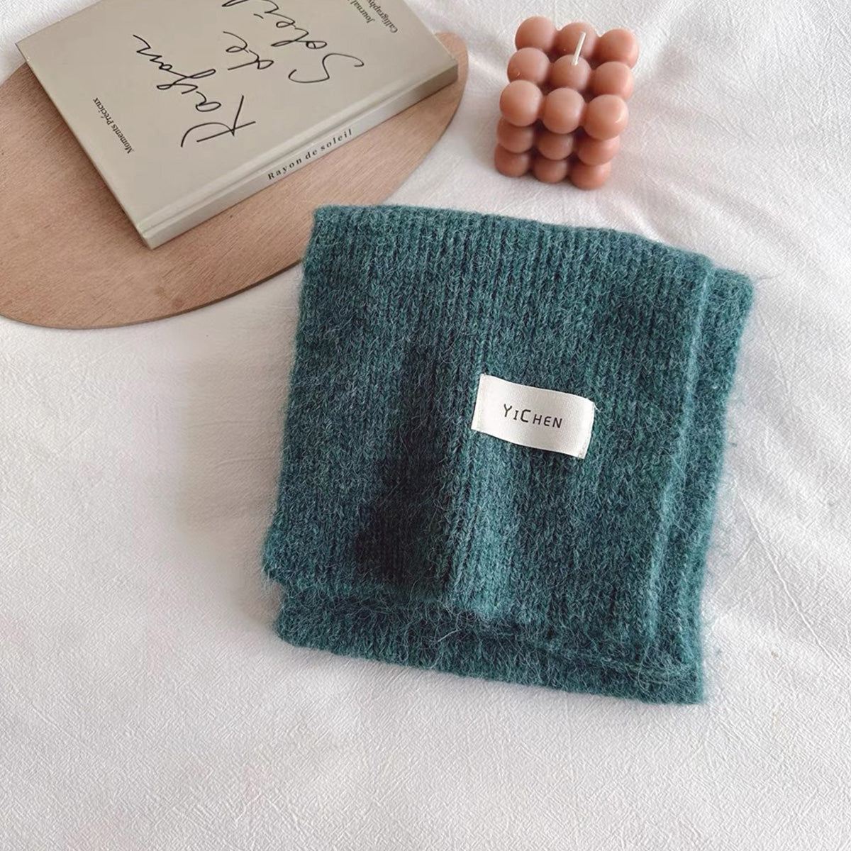 Children's Warm Wool Knitted Scarf