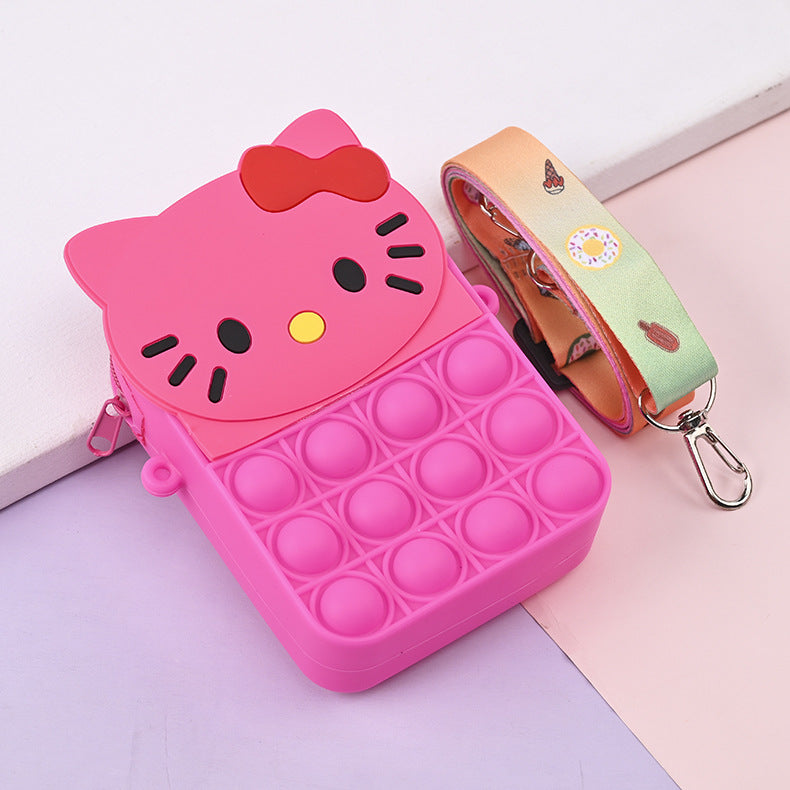 Cute Cartoon Silicone Coin Pocket Coin Purse