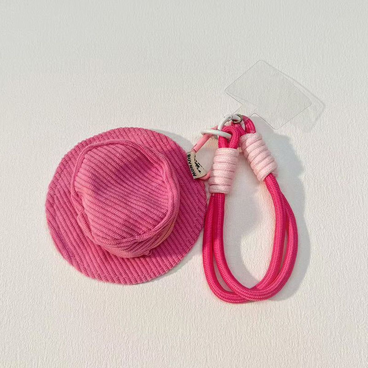 Girl Pink Macaron Fisherman Hat Coin Purse