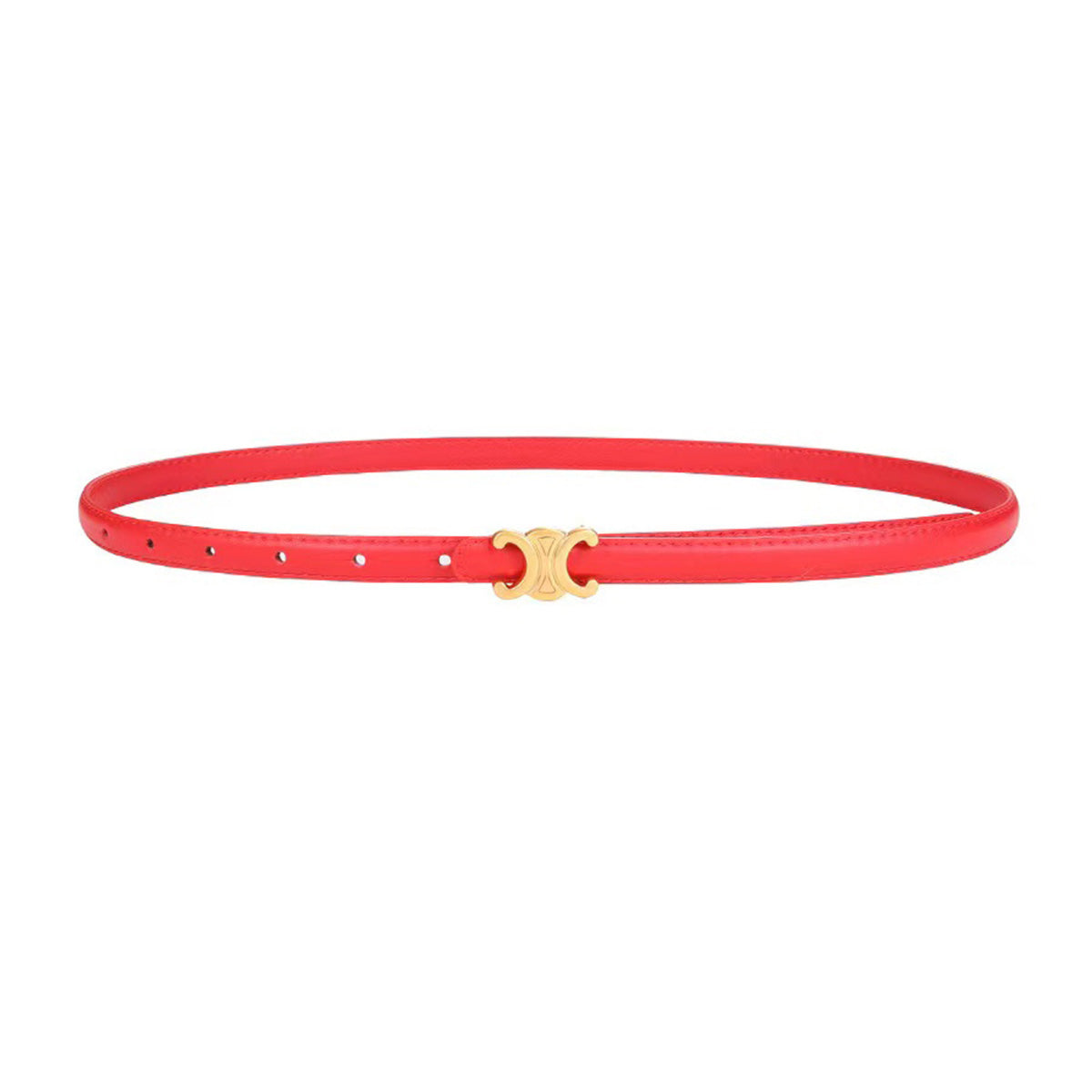 Women's Double C Smooth Buckle Belt