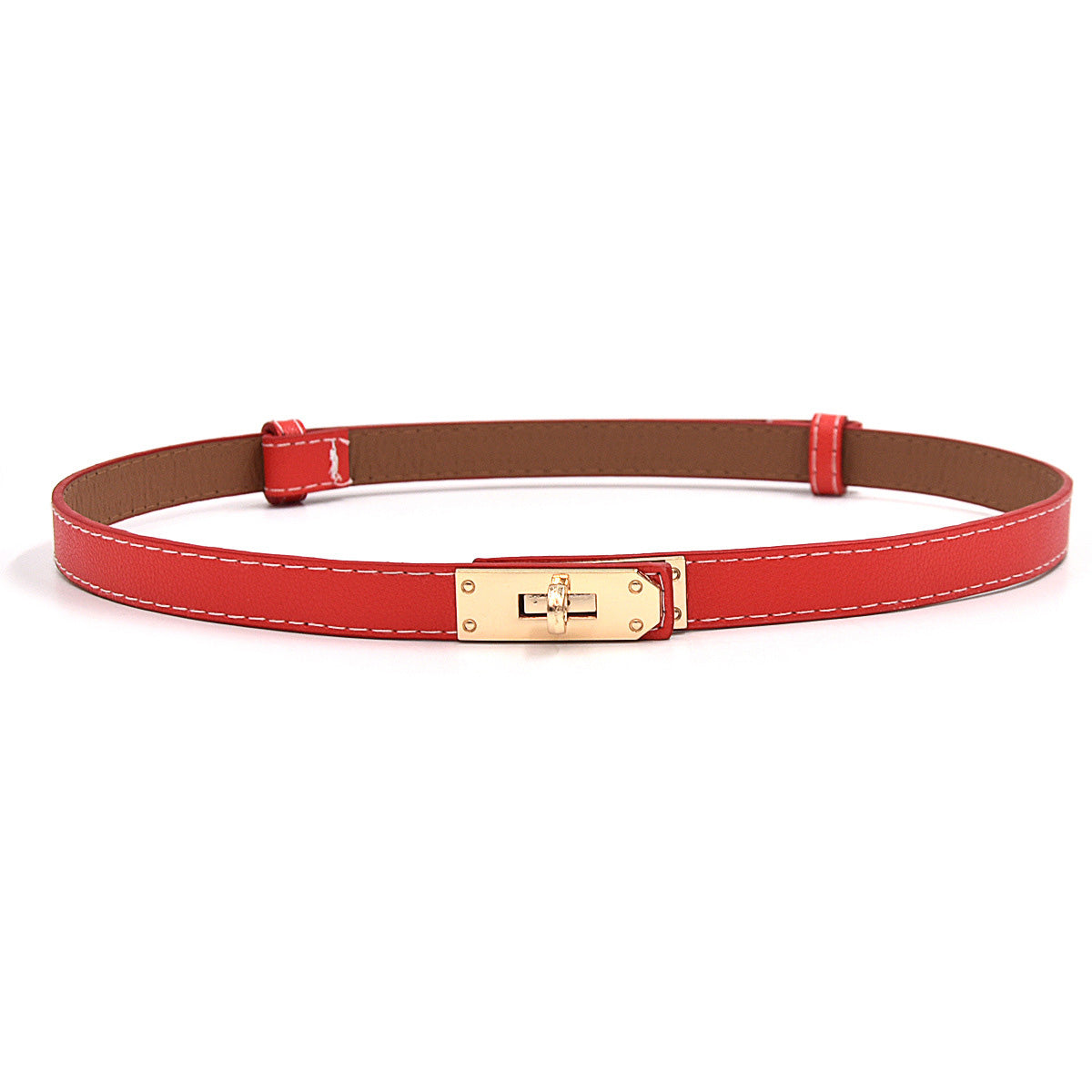 Waist lock Buckle Narrow Belt Decorative Belt